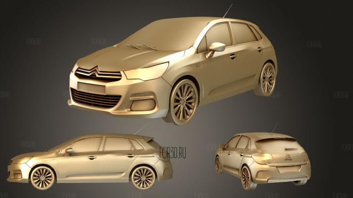 Citroen C4 2011 3d stl модель для ЧПУ